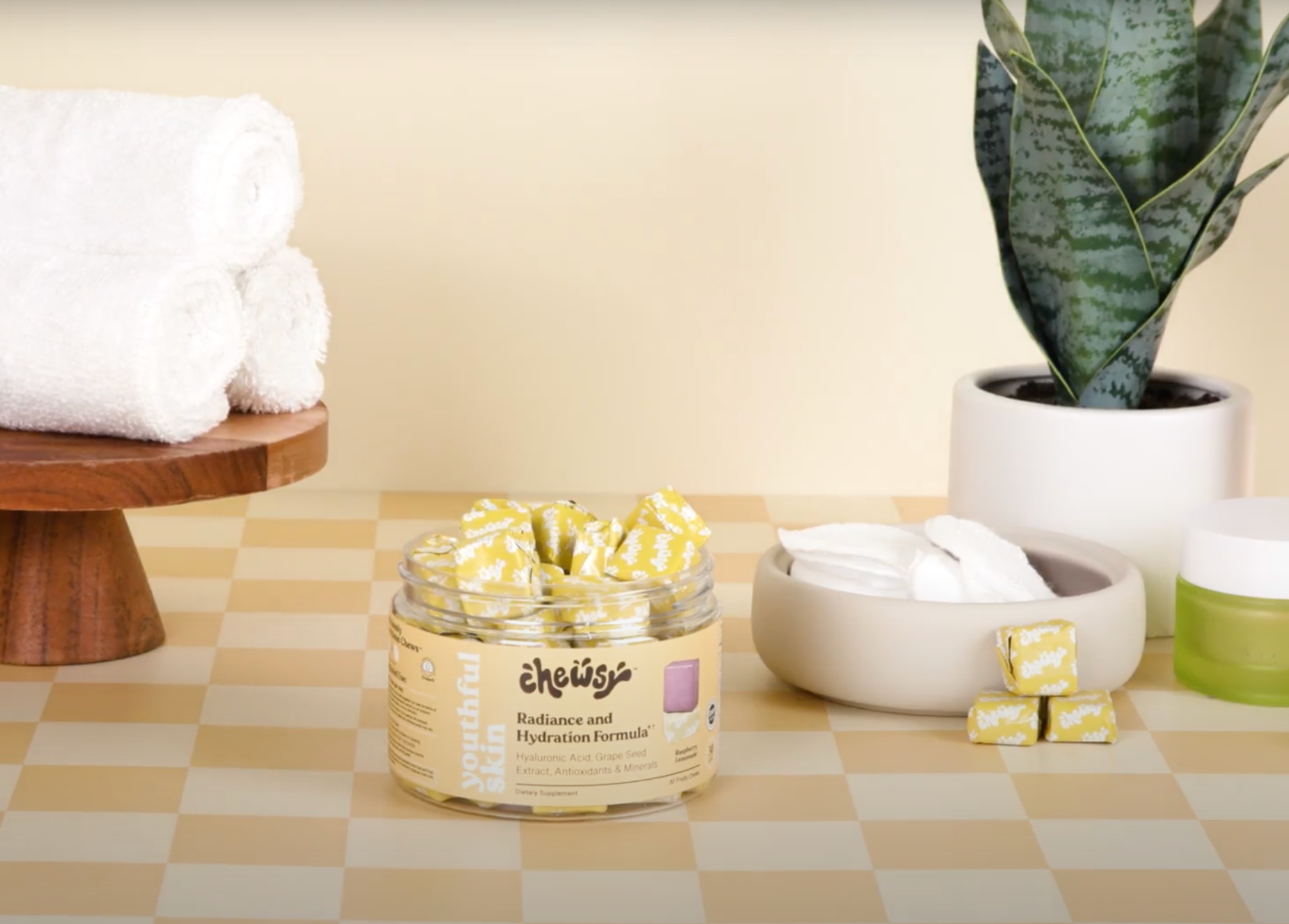 Chewsy Youthful Skin | fruity, juicy, chewable supplements for youthful, glowing skin